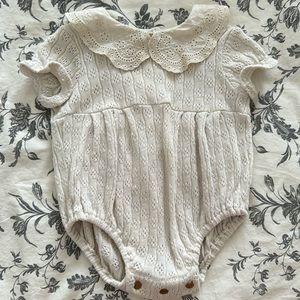 Romper with very nice details, marsou (French brand, made in France), 6M